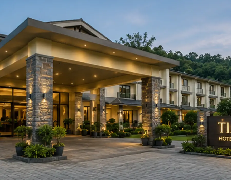 Resort surrounded by nature